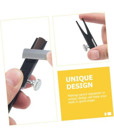 Eyebrow Sharpening Tool - Manual Aluminum Alloy Pencil Sharpener for Brow Makeup | Precision Eyebrow Pencil Sharpener - Buy Online on GoSupps.com