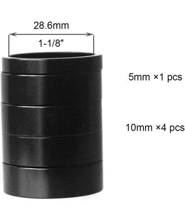 GANOPPER 1-1/8 inch 28.6mm Black Bicycle Headset Spacer - Buy Online on GoSupps.com