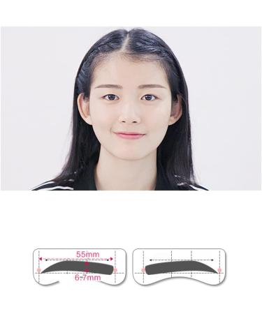 POPETPOP 64 Pairs 8 Eyebrow Stamp Eyebrow Tracer Molds Eyebrow Template Suite Eyebrow Marks Eyebrow Lines 1 count (Pack of 1) As Shownx2pcs - Buy Online on GoSupps.com