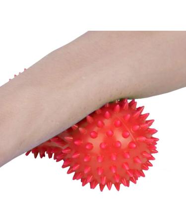 EVTSCAN Soft Spike Yoga Massage Ball - Muscle Fitness Peanut Ball & Foot Massager | International Shipping - Buy Online on GoSupps.com
