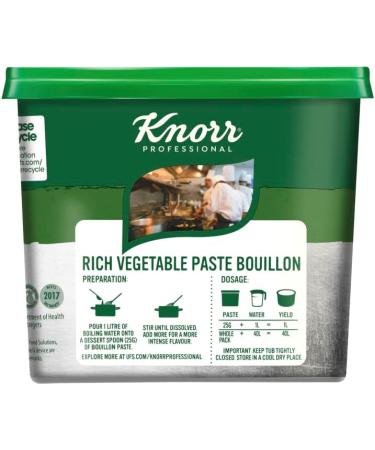 Knorr Gluten Free Rich Vegetable Paste Bouillon 1kg - Pack of 1 - Buy Online on GoSupps.com