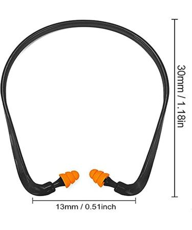Banded Silicone Earplugs for Shooting, Construction, Concerts - 8pcs - Buy Online on GoSupps.com