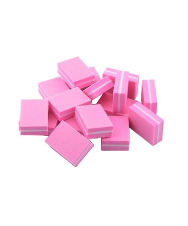 YIMART 20 Pcs Double-sided Mini Nail Buffer Block Colorful Sponge - Manicure Tools (Pink) - Buy Online on GoSupps.com