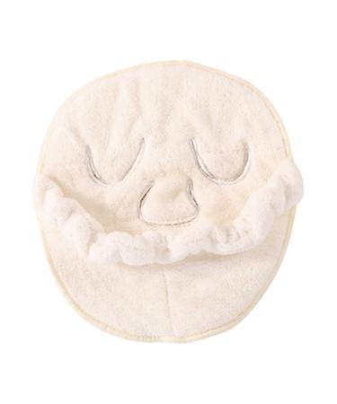 Beavorty Serviette Faciale Corail paisse Masque Visage Hydratant et Rafra chissant Bandeau R glable Trois Trous pour Femmes Soins Quotidiens Spa