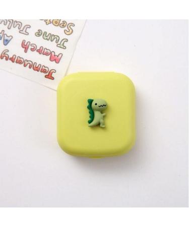 BEMVP Contact Lens Container for Women - Cute Dinosaur Eye Care Box for Travel & Home Storage - Buy Online on GoSupps.com