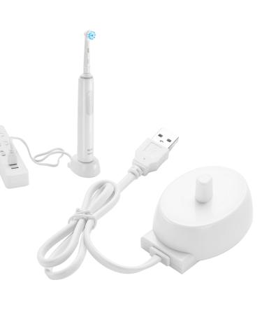 Beejoy for Oral B Electric Toothbrush Replacement Charger Universal USB Inductive Charging Base Compatible with Braun Oral B Type 3757 Convenient Waterproof Travel Electric Toothbrush Charger