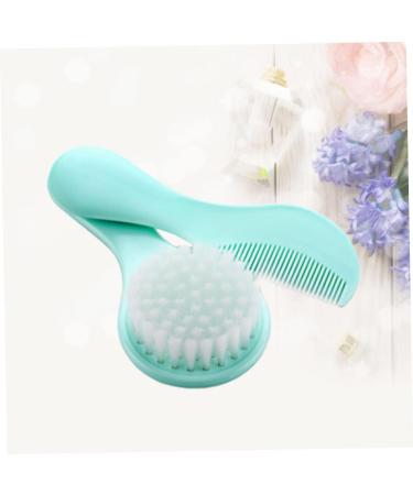 Frcolor 2 Piece Baby Bathing Accessories Set | Soft Bristles Brushes & Scissor Sleeve | Perfect for Newborns & Children | Essential Bath Set & Massage Device - Buy Online on GoSupps.com