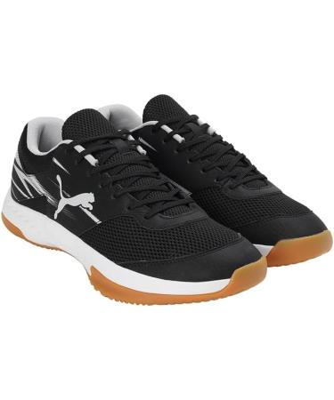 PUMA Men's Varion II Indoor Sneakers - 40.5 EU Black Gray Yellow Blaze - International Shipping Available - Buy Online on GoSupps.com