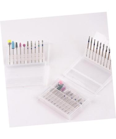 FRCOLOR 3 Sets nail polisher Electric Nail Trimmer Manicure Polishing Accessory professional manicure kit gel nail kits Polishing Head for Manicure electronic cone bit Alloy tungsten steel - Buy Online on GoSupps.com