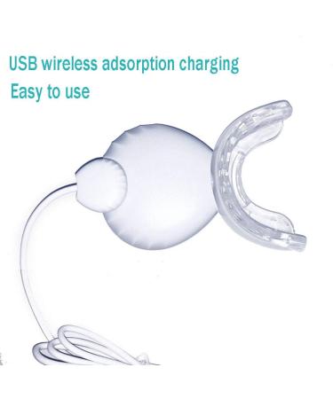 32LED Inductive Charging Teeth Whitening System - Accelerated Bleaching Trays Kit with 32 LED Lights (White) - Buy Online on GoSupps.com