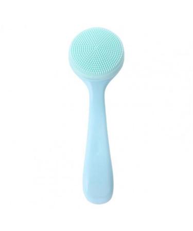 Cleaning Brush Hand Wash Brush Makeup Remover Blackhead Cleaning Tool(Blue)