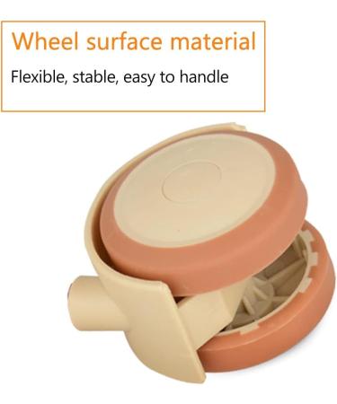 Threaded Shaft Swivel Castors Ball Castors Set of 4 2" Locking Swivel Casters No Floor Marks Silent Swivel Castor for Furniture Ottoman Wheelchair Coffee Table(20mm) - Buy Online on GoSupps.com