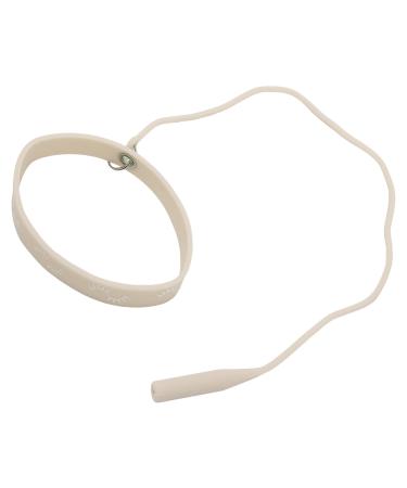 Tweezer Protector Wrist Strap Elastic Lash Extension Tweezers Holder Bracelet Silicone Skin Friendly Replaceable String Lightweight Soft for Salon (Beige)