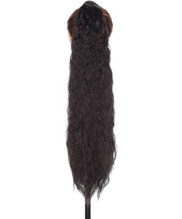 Long Curly Wrap Around Ponytail Hair Extension 26 Inches - Natural Black - Buy Online on GoSupps.com