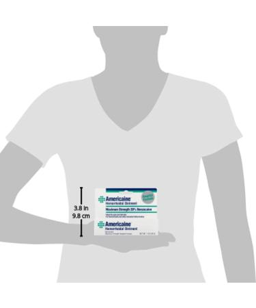 Americaine Hemorrhoidal Ointment 20% Benzocaine 1 oz - Pack of 3 | Maximum Strength - Buy Online on GoSupps.com