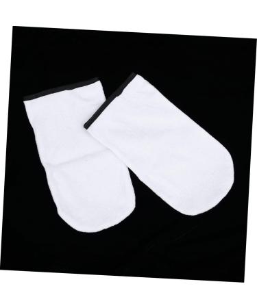 Beaupretty 1paire Hydratants Coton Pour Spa Couvercles De Mains Paraffine Th rapie Thermique Blancs Pour Soins Peau Et Hydratation - Buy Online on GoSupps.com