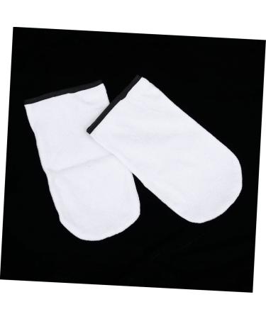 Beatifufu 1 Pair Bath Mitt Spa Wax Warmer Paraffin Wax Mit Gloves for Hot Wax Heated Glives Hand Care Paraffin Wax Gloves Cotton Gloves for Hand Care Miss Heater Manual White - Buy Online on GoSupps.com