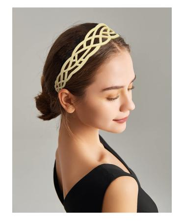 Springtime 6pcs Wide Plastic Headbands for Women - Fashion Hair Accessories for Girls with Teeth - Thick Hair Hoops - Buy Online on GoSupps.com
