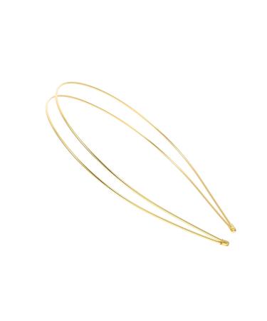 Minkissy 4-Pack Metal Double Terris Elastic Hair Bands - Gold Double Thin Hair Accessories for Women & Girls | Perfect for Weddings & DIY Crafts - Buy Online on GoSupps.com