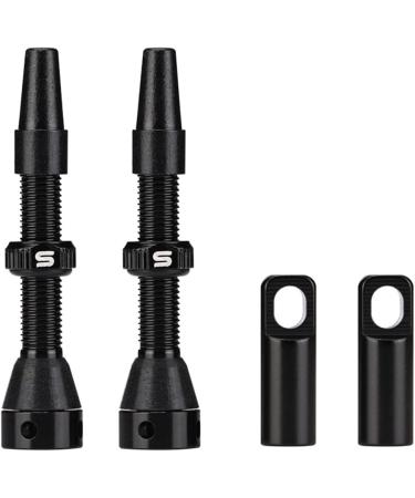 LITEONE Tubeless Valve Stems 44mm - Premium No-Leak Presta Valve Kit with Integrated Core Remover Tool - Fits Most Bicycle Tubeless Rims - Black (Pair) - Buy Online on GoSupps.com