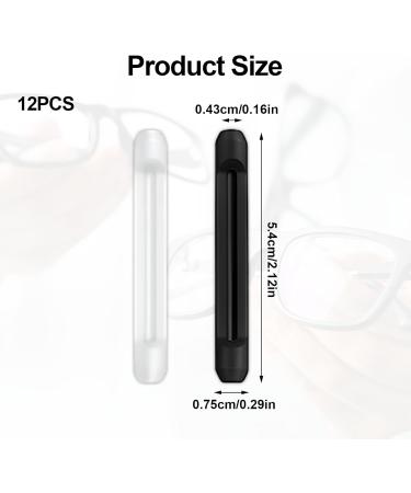 6 Pairs Silicone Glasses Bracket Covers - Non-Slip Temple Tip Grips & Accessories for Secure Fit - Buy Online on GoSupps.com