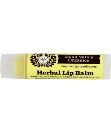 Organic Vanilla Herbal Lip Balm - 0.15 Oz (3-pack) | Moon Valley Organics - Buy Online on GoSupps.com