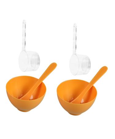 Beaupretty 2ensembles Set De Bols M langeurs Dor s Pour Masque Visage Avec Applicateurs Outils Flexibles Pour Diy Soins Peau Compact Et Portable Pour Femmes Et Salons