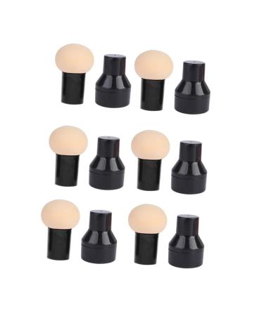 FRCOLOR 12 Pcs Mushroom Head Makeup Tools | Hydrophilic Polyurethane Fluffy Puffs for Women - Best International Shipping - Buy Online on GoSupps.com