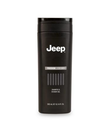 JEEP | Freedom - Shampoo & Shower Gel for Men with Aromatic and Woody Fragrance Fresh Sensation Made in Italy 300 ml