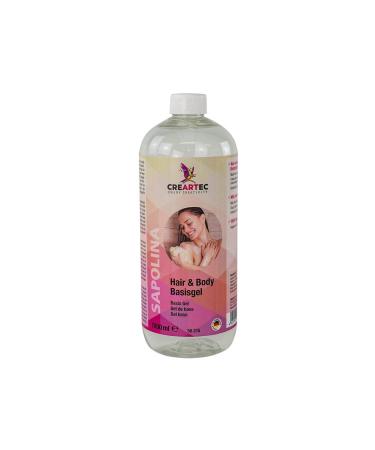 CREARTEC Hair & Body base gel for creating an individual shower experience 1000 ml Made in Germany