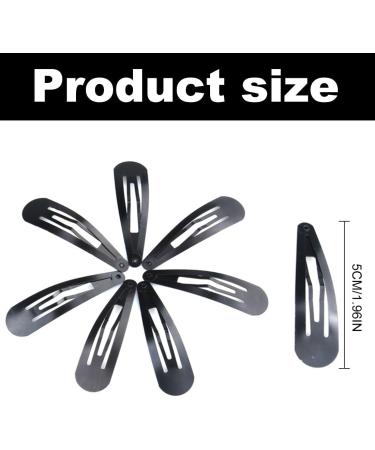 20 Pieces Black Girl Hair Barrettes Metal Hair Clips Accessories Snap BB Hair Clips Metal Hair Clips for Women Girls Children - Buy Online on GoSupps.com