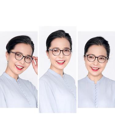 TBHOME Blue Light Blocking Reading Glasses for Men & Women - Comfortable Radio Frame with Flexible Hinge | 2 & 2.5 Magnification - Buy Online on GoSupps.com