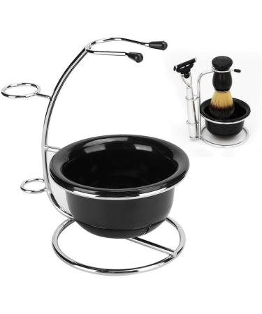 Alupre Professional Metal Shaving Stand & Foaming Soap Dish - Premium Beard Shaving Tool Set for Grooming Enthusiasts | International Shipping Available - Buy Online on GoSupps.com