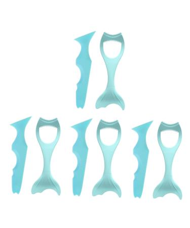 NOLITOY 8 Pcs Beauty Tools Silicone Mascara Applicator Silicone Make up Tools Set Eye Protection Cream Miss