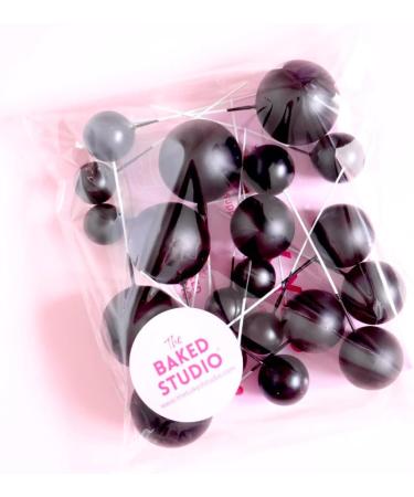 The Baked Studio - 20 Pieces Cake Decorating Balls With 4 Sizes In Pack (Black) - Buy Online on GoSupps.com