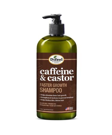 Difeel Caffeine & Castor Shampoo & Conditioner Set - 2PC for Faster Hair Growth | 33.8 oz | International Shipping Available - Buy Online on GoSupps.com