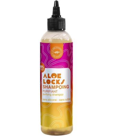 Aloe Locks | Baobab-Nettle Purifying Shampoo | Anti-Breakage & Stimulates Hair Growth | It Purifies & Cleanses the Scalp | Anti-Dandruff Action | Made in France | Pack of 2x250ml - Buy Online on GoSupps.com
