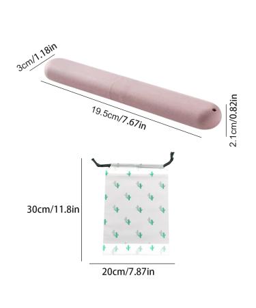 3-Piece Portable Toothbrush Set with Etui & 2 Drawer Bags - Ideal for Home & Travel Soil Ventilation Design - Buy Online on GoSupps.com
