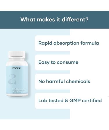 mars by GHC Micronized Creatine Monohydrate Capsules with Shilajit & Ashwagandha | Overall Well-Being | 120 Capsules | Pack of 1 120 Count (Pack of 1) - Buy Online on GoSupps.com