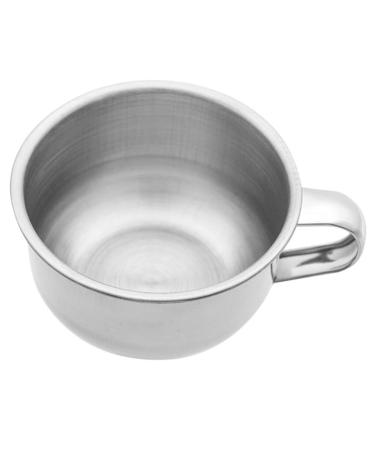 Mikinona shaving shell Sazi cup of shaving cup stainless steel shaving bowl shaving bowl shaving bowl shaving accessories for men shaving cup shabers shaving bowl shaving foam shell shaving bowl