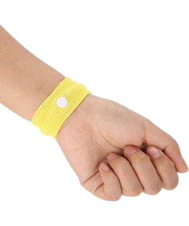 Frexinness Anti-Nausea Wristband - Seasickness Relief for Car, Pregnant Adults - Yellow Acupressure Band - Buy Online on GoSupps.com
