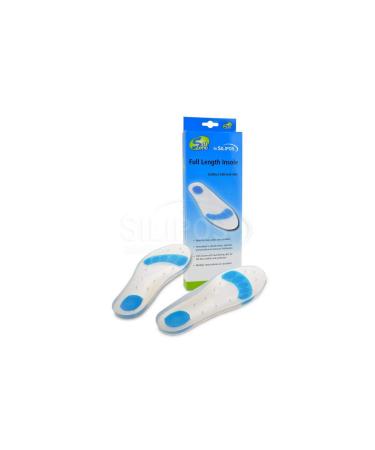 Silipos SoftZone 4013 Small Full Length Foot Insole - Latex-Free Hypoallergenic Silicone Cushion - Buy Online on GoSupps.com