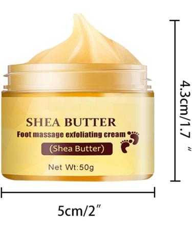 Foot Massage Exfoliating Foot Care Moisturizing Anti Dry And Peeling Chapped Foot Clean And Delicate Foot Shea Butter Natural Extract Athletes Foot (A One Size) 1 count (Pack of 1) A - Buy Online on GoSupps.com