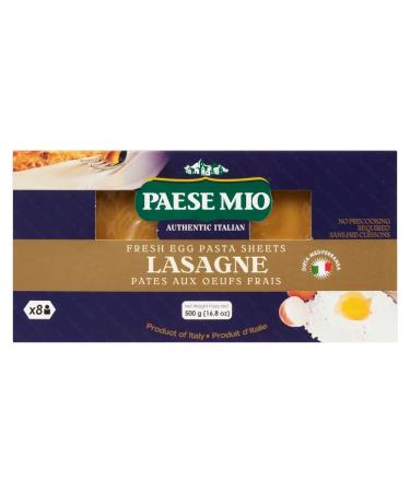 PAESE MIO Pasta Lasagne Egg Sheets