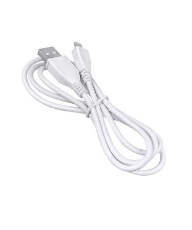 3.3ft White Micro USB Charging Cable for Remington MB4110 & Trimmers | Rechargeable Grooming Shaver Accessories - Buy Online on GoSupps.com
