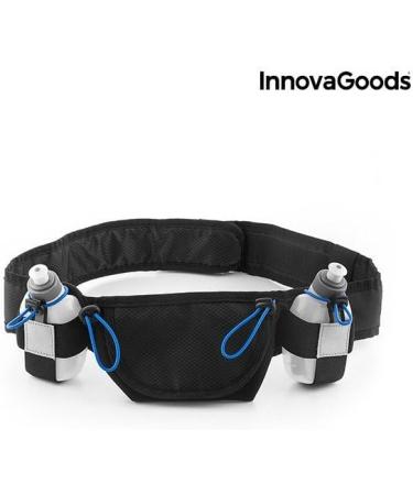 InnovaGoods IG115281 Hydration Belt - Unisex Adult Black - One Size | Best for Running & Fitness | International Shipping Available - Buy Online on GoSupps.com