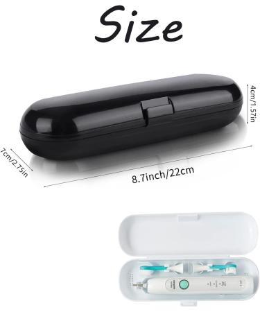 Manqyi Electric Toothbrush Travel Case - 2 Piece Set for Oral-B & More | Durable Stylish & Portable - Buy Online on GoSupps.com