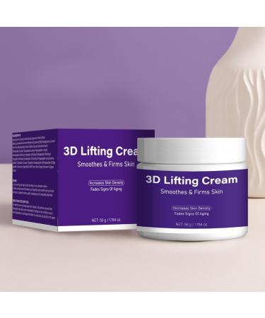 Euhrceudy 3D Lifting Cream - Anti-Aging Cream - Smoothes Skin Firms Elasticity Enhances Skin Density - For Facial and Neck Wrinkles 1.7 fl oz - Buy Online on GoSupps.com