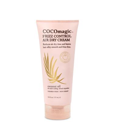 Cocomagic Frizz Control Air Dry Cream | Anti-Frizz Styling Cream | Helps to Calm and Smooth Frizz-Prone Hair | Paraben Free  Cruelty Free  Made in USA (6 oz)