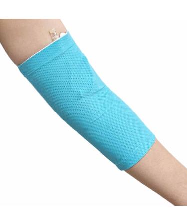 PICC Line Nursing Cover Cast Protector Cover for Adults Children Ultra Soft Comfortable Weight: 88 - 210 lbs (Blue S)
